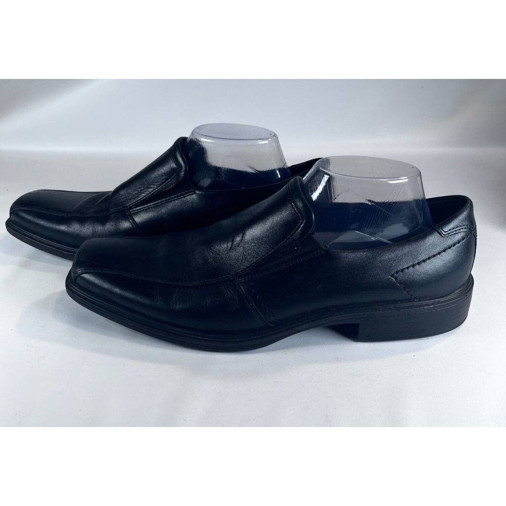 The North Face Mens Black Leather Slip-On Shoes Size 11 EU43 With ECCO Sole
